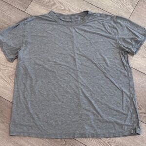 Lululemon T-Shirt Mens XL Grey Heathered Short Sleeve Athletic Training Top